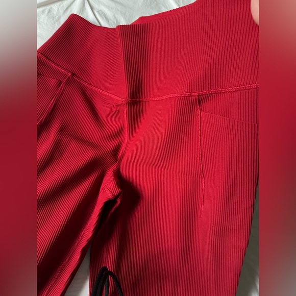 Athleta Red Flared Pants - Picture 2 of 5